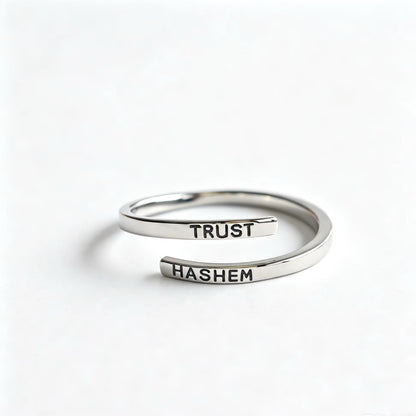 Trust Hashem Ring SILVER