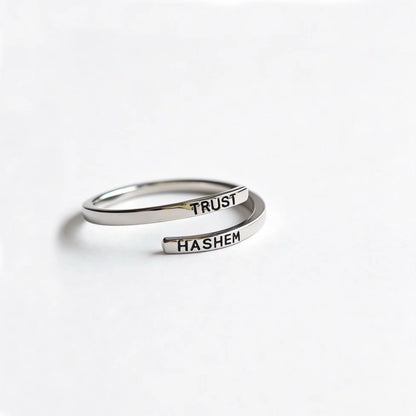 Trust Hashem Ring SILVER